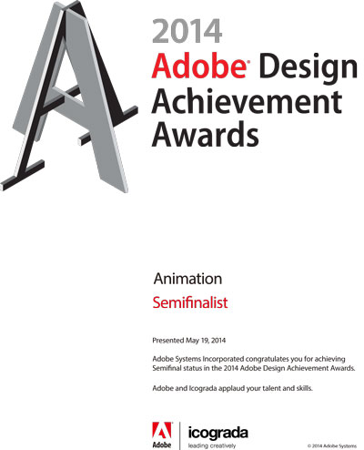 2014 Adobe Design Achievement Awards Semifinalist