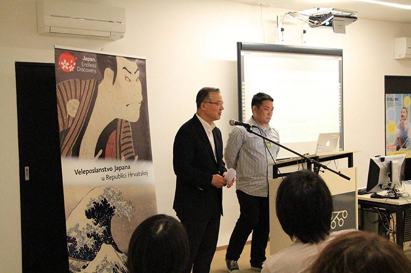 ザグレブ大学の講演会にゲスト参加し、自作について解説しました