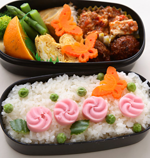 バラ弁当