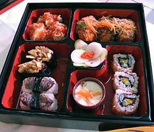 お弁当コンテストファイナりストのお弁当