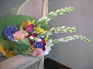 いただいたお花