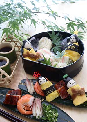七夕素麺弁当