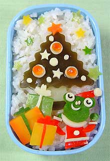 クリスマスツリー弁当②