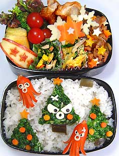 クリスマスツリー弁当③