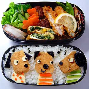 仲良し3匹弁当