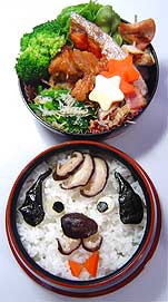 仲良し子犬弁当