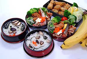 仲良し子犬弁当