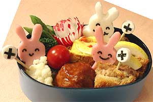 カエルVSガンタコ弁当