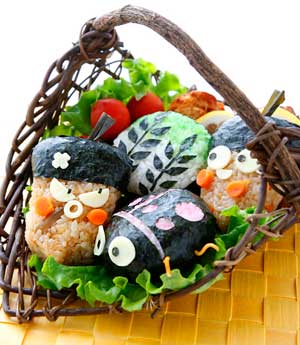 森の仲間おにぎり