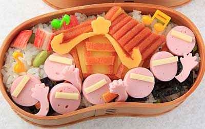 ちょっと渋めの大人のお祭り弁当
