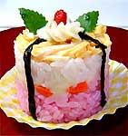 ちらし寿司のケーキ