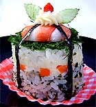 ちらし寿司のケーキ