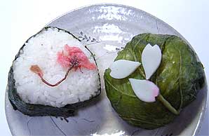 ひな祭りのおにぎり