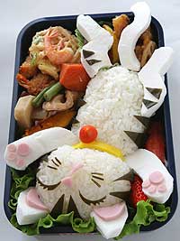 夢見る子猫弁当