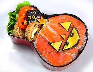 2004年に作ったジャックオーランタンのお弁当