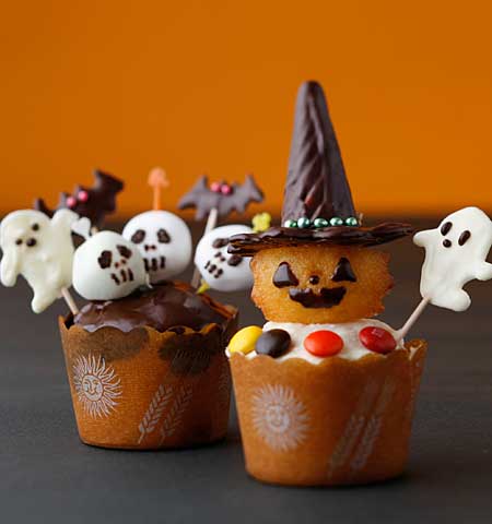 ハロウィンのカップケーキ – もうハロウィンなの?