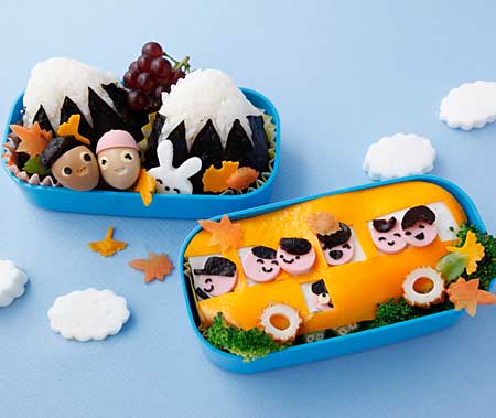山にバスハイク！お弁当