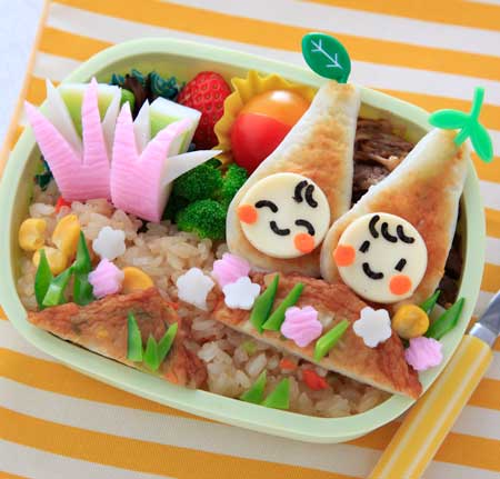 春の妖精さんのささやき弁当