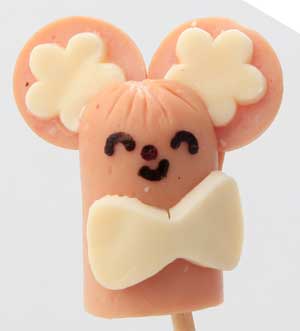 チーズとウィンナーでチビちゃんを作る