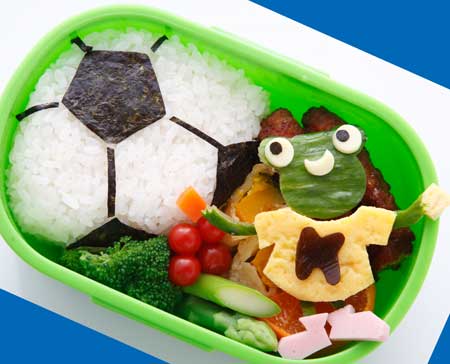 大きくなったら何になる？弁当　サッカー選手！