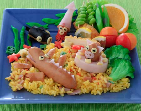蝋細工の御弁当