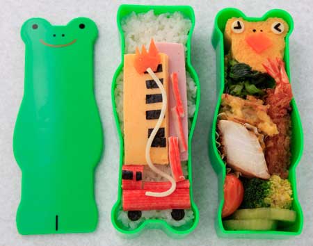 お気に入りのお弁当箱2－カエル君が消防士に？