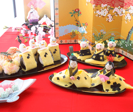 ひな祭りのお子さまランチ