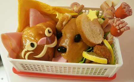 パンのお出かけお弁当