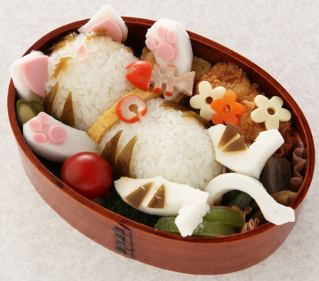 おにぎりでネコをつくる