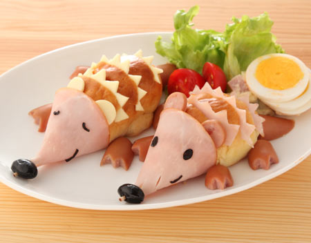 はりねずみパン – はりねずみのランチプレート