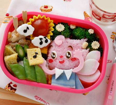 コロンのお弁当 – YAMAHA音楽教室パンフレット「わおん」