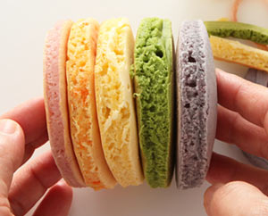 虹色のホットケーキ♪
