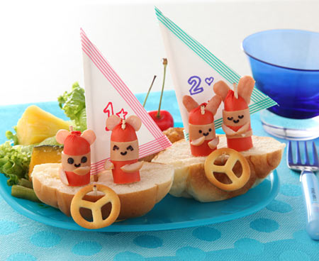 パパといっしょに作ろう-ヨットレースパン！