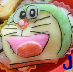 JJさんの投稿お弁当-ドラえもん