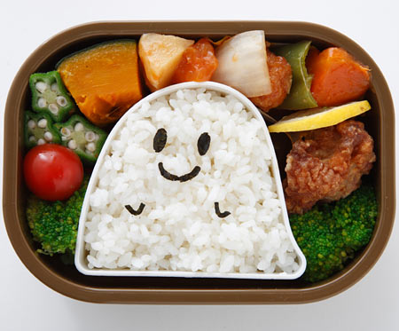 かわいいおばけのハロウィン弁当