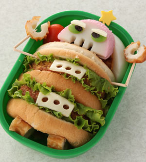 ハンバーガーでロボットを作る