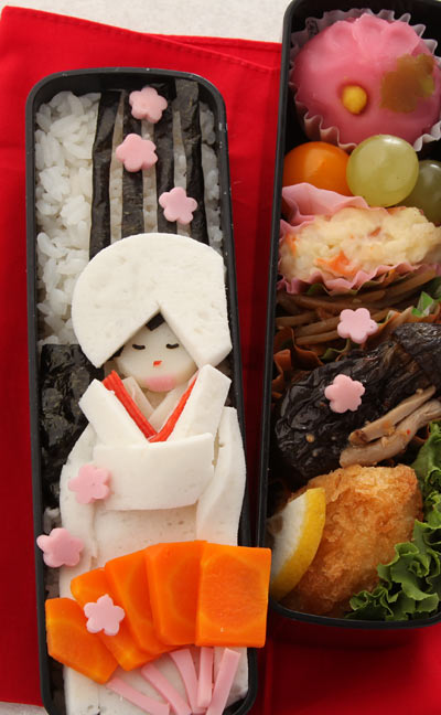 着せ替え弁当-花嫁さん