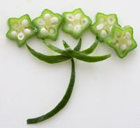 お花いろいろ-野菜　飾り切り