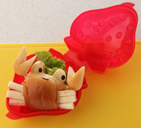 パンでカニを作る