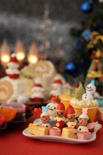 ウィンナーでクリスマス　飾り切り
