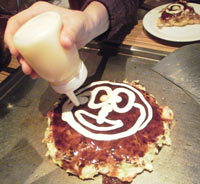 お好み焼きで女子会!