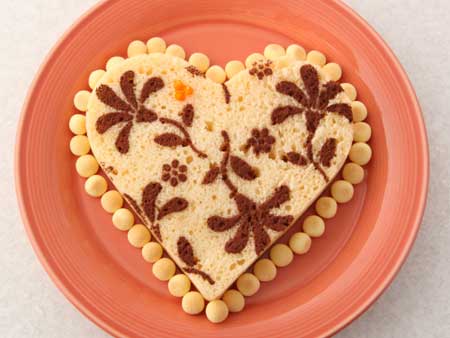 ホットケーキで分厚いハートを作ってみる!