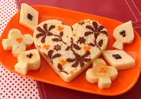 ホットケーキで分厚いハートを作ってみる!