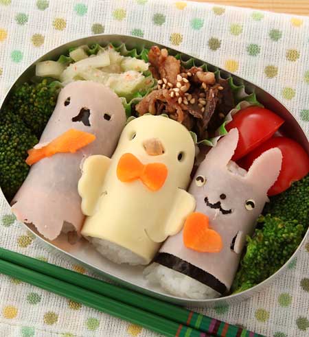 どうぶつまきまき弁当