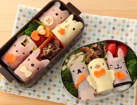 どうぶつのおにぎり弁当