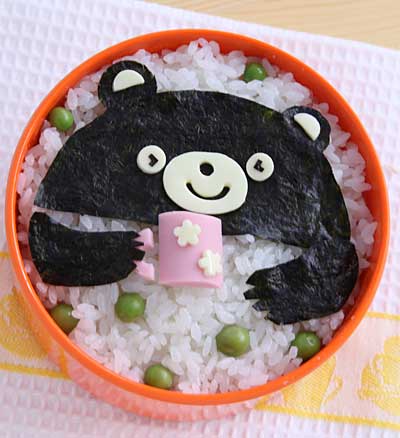 のり弁くまさん-お気に入りのマグカップ弁当