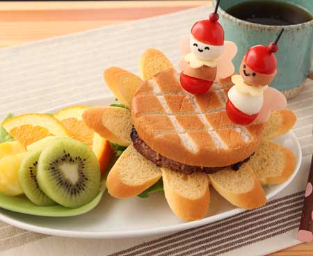 ひまわりハンバーガー