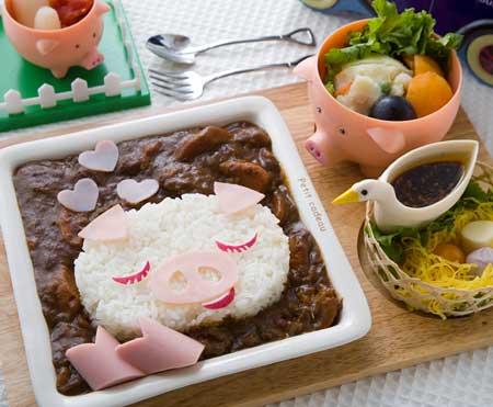お疲れ週末ランチはカレーで遊ぶ♪