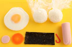 てるてるぼうず弁当 飾り切り ソーセージ 傘