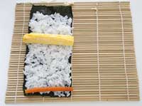 巻き寿司アレンジ　三角巻き